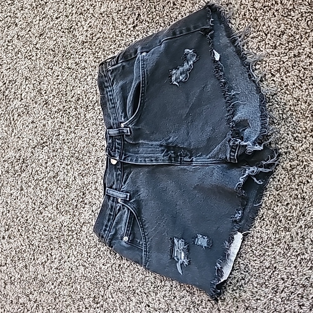 Wrangler Black Jean Shorts